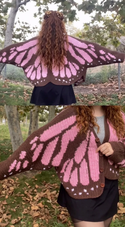 Monarch Butterfly Cardigan