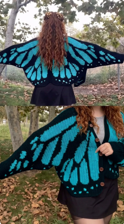 Monarch Butterfly Cardigan