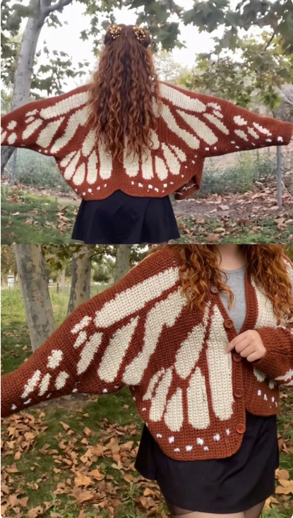 Monarch Butterfly Cardigan